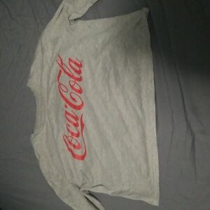 Coca cola crop top